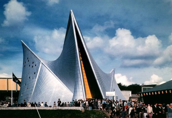 Philips Pavilion by Le Corbusier, Brussels, 'Expo 58.