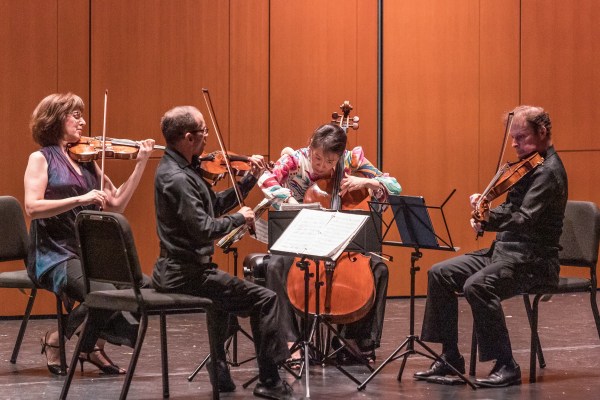 Brentano Quartet at Reser Center for CMNW 2022. Photo by Tom Emerson.